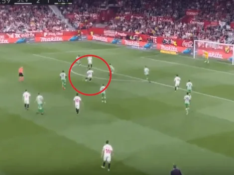 Mudo Vázquez tuvo tiempo, se perfiló y sacó un zurdazo imposible de atajar