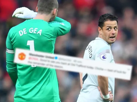 Aún lo extrañan: el tuit que le dedicó Manchester United a Chicharito