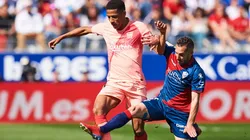 Foto de Murillo en el duelo de hoy.