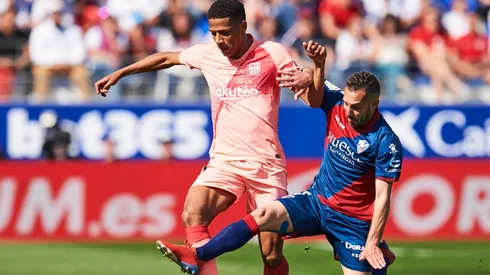 Foto de Murillo en el duelo de hoy.