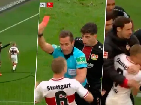 ¿Lo escupió? Ascacíbar se fue expulsado en Alemania y se armó tangana