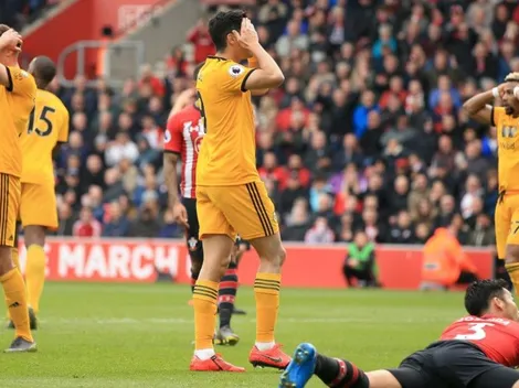 Triste: hoy no fue un sábado típico de Raúl Jiménez en la Premier League