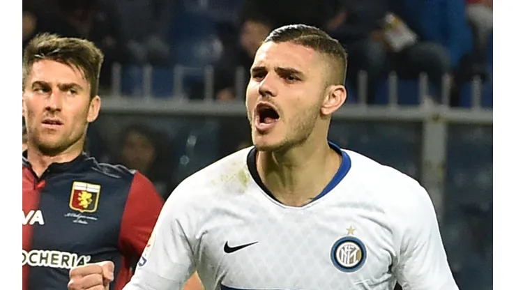 Mauro Icardi con la camiseta de Inter.