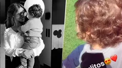 ¡Anto, como loca con los rulitos de Ciro!