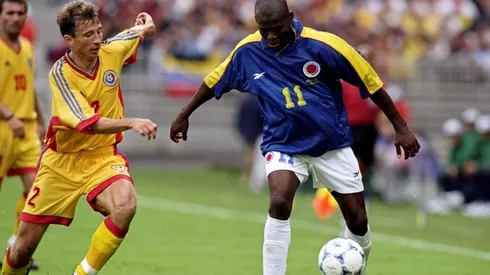 Faustino Asprilla en la Selección Colombia.