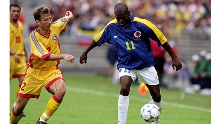 Faustino Asprilla en la Selección Colombia.