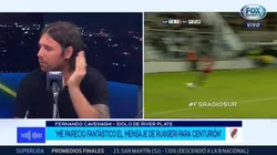 Fernando Cavenaghi en Fox Sports Radio.