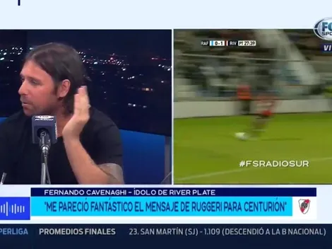 Para Cavenaghi, Gallardo es el técnico más importante de la historia de River: "No hay duda"