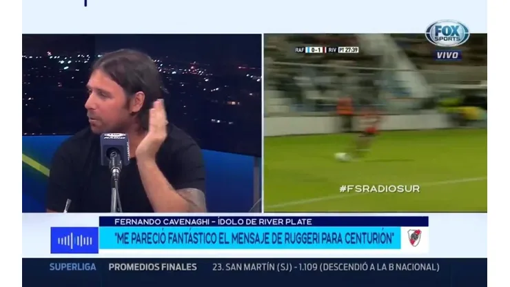 Fernando Cavenaghi en Fox Sports Radio.