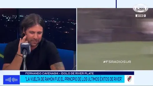 Cavenaghi recordó la final de River y Boca y contó que la vivió como un hincha más