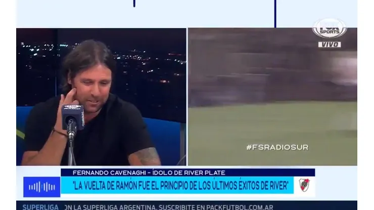 Cavenaghi recordó la final de River y Boca y contó que la vivió como un hincha más
