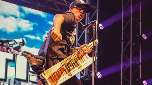 Foto de Pablo Lescano, cantante de Damas Gratis.