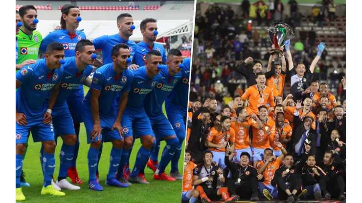 Algunos seguidores del Cruz Azul piden hacerle pasillo al América.