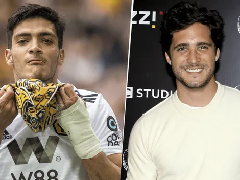 Se juntaron dos potencias: la foto de Raúl Jiménez con Diego Boneta, el actor que interpreta a Luis Miguel