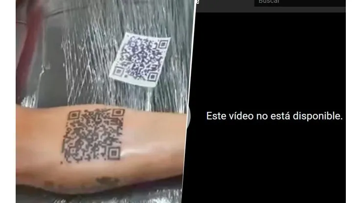 ¡Se tatuó un código y dieron de baja el video!