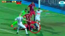 Amorebieta se jugó la vida, literalmente.