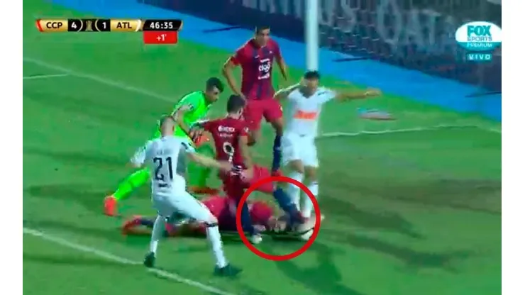 Amorebieta se jugó la vida, literalmente.