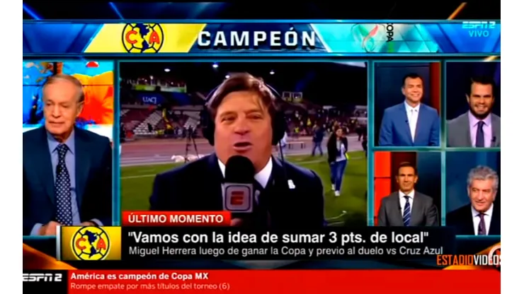 Divertido y picante cruce entre José Ramón y el Piojo Herrera tras el título de Copa: "Voy a soñar con el América"