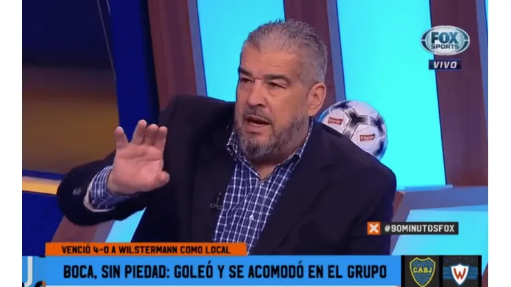 Para Chavo Fucks, se notó en el árbitro que Boca jugó en La Bombonera