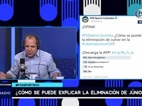 Luis Arturo le pegó con todo a Junior: "Da pena verlo en la Copa Libertadores"