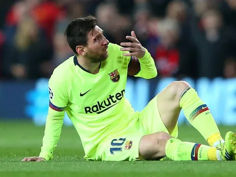 El corte en la nariz de Messi podría esconder una lesión