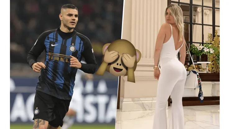 Foto de Mauro Icardi con Wanda Nara.