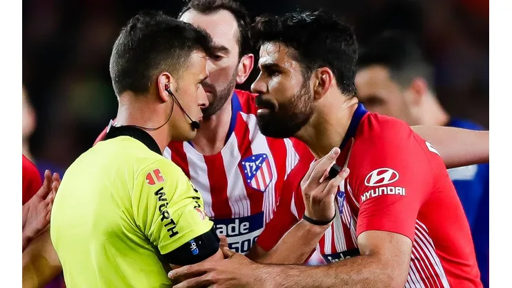 Por su expulsión vs. Barcelona, Diego Costa recibió la segunda sanción más grave de este siglo en España