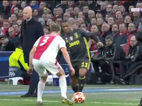 A lo Ronaldinho: el caño de Douglas Costa que volvió locos a todos