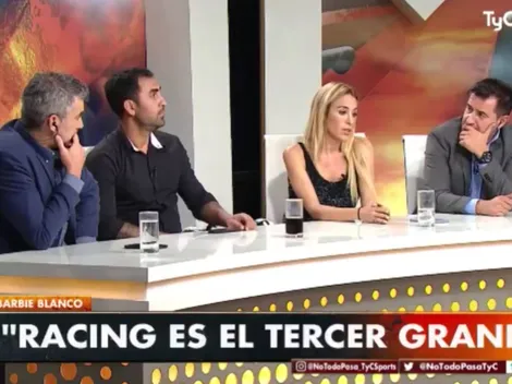 La reacción del Rolfi Montenegro cuando la hija de Blanco dijo que "Racing es el tercer grande"