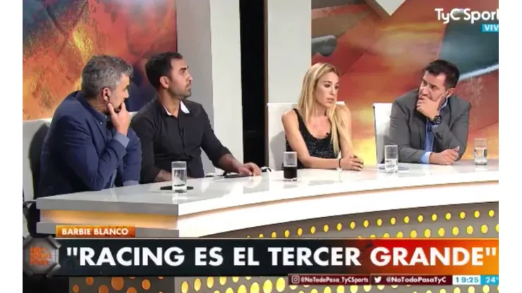 Foto captura del momento en TV.