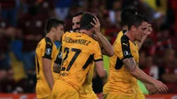 Peñarol vs Liga de Quito por la Copa Libertadores.