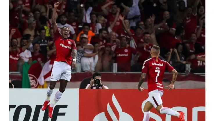 Internacional vs Palestino por la Copa Libertadores.