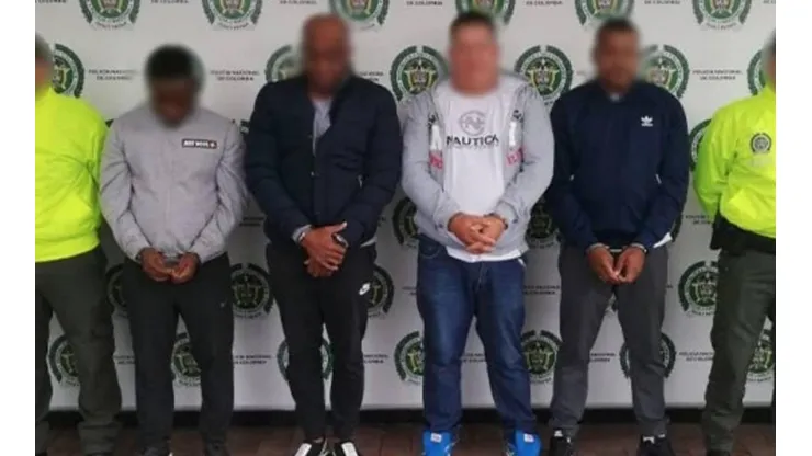 Los detenidos por la Policía.