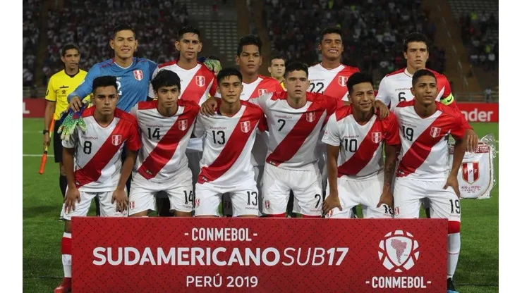 Perú vs Paraguay por el Sudamericano Sub 17.