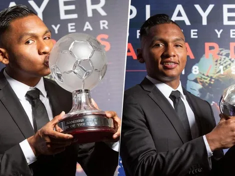 La está descociendo: Alfredo Morelos no para de ganar trofeos