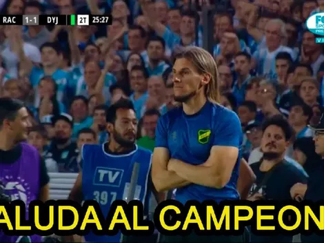 A Beccacece le gritaron "Saludá al campeón" y su reacción no tiene desperdicio