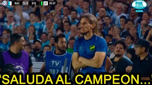 A Beccacece le gritaron y él reaccionó.