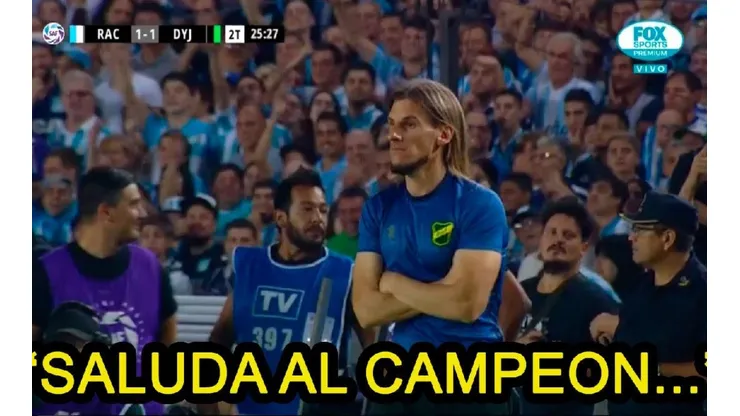 A Beccacece le gritaron y él reaccionó.