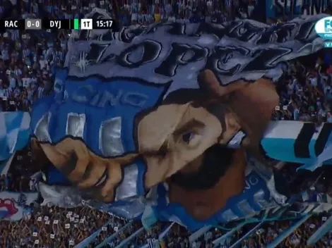 Pura emoción: telón y homenaje para Lisandro López, el ídolo de Racing