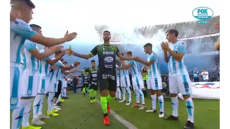 Gran gesto de los jugadores de Racing.
