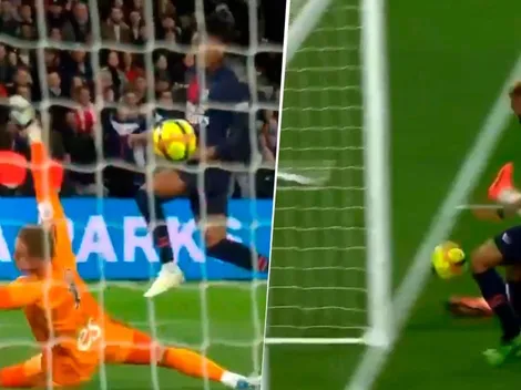 Nos quedamos sin palabras: ¡Choupo-Moting le sacó el gol a un compañero en la línea!