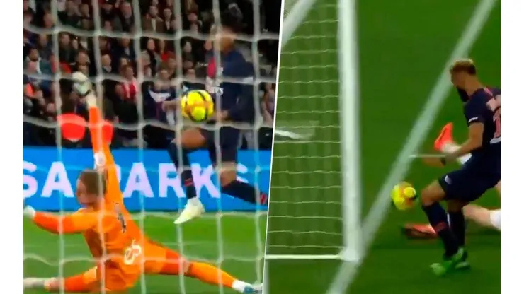 Nos quedamos sin palabras: ¡Choupo-Moting le sacó el gol a un compañero en la línea!