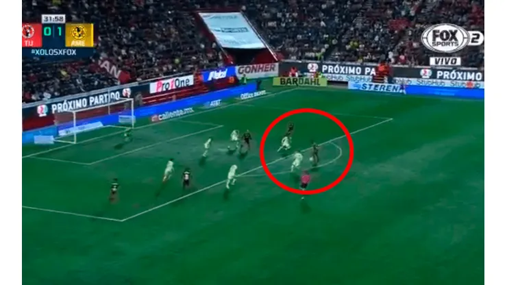 ¡Al ángulo!: Golazo de Miler Bolaños para empatar el partido entre Xolos y América