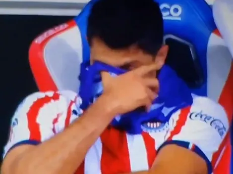 El llanto de Molina por la caída de Chivas ante Lobos BUAP