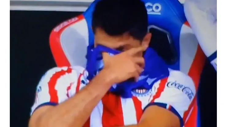 El llanto de Molina por la caída de Chivas ante Lobos BUAP