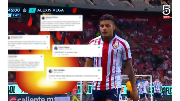La roja que rebalsó el vaso: Aficionados de Chivas perdieron la paciencia con Alexis Vega
