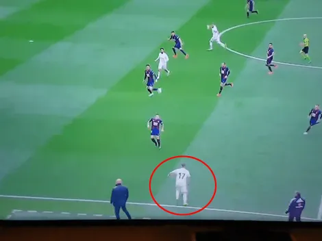 Lucas Vázquez, malísimo: intentó meter una asistencia a Benzema y fue un papelón