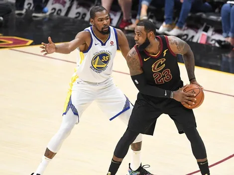 A Kevin Durant no le importa si LeBron está o no en los playoffs