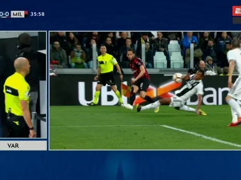 El VAR es de Juventus: robo total al Milan