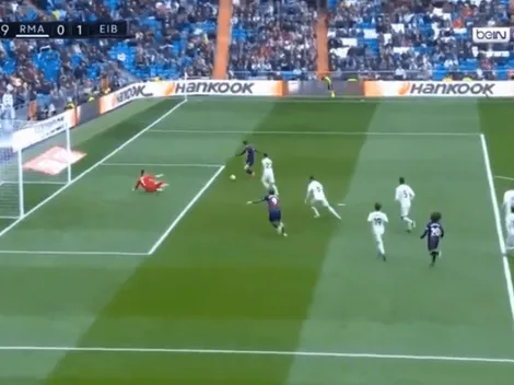 Cardona dejó tirado a Keylor Navas y silenció al Santiago Bernabéu